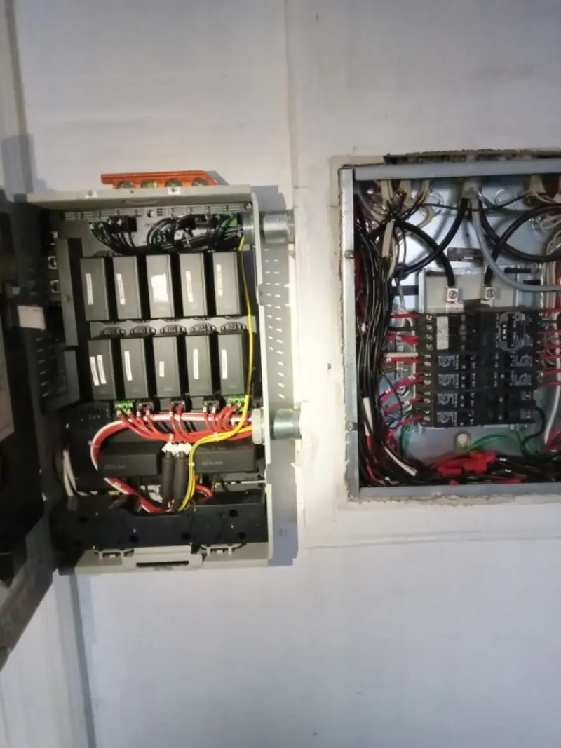 Electrical panel upgrade completed for Indoor Lighting Installation in Kyle